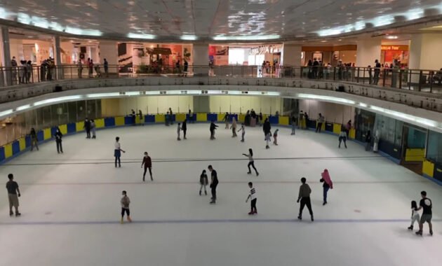 Ice Skating Taman Anggrek skyrink Jakarta