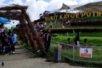 Bukit Kayoe Putih Mojokerto, Wisata dengan Panorama Green Garden